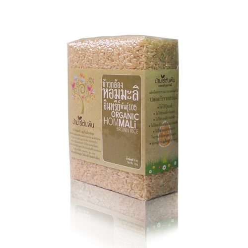 ข้าวกล้องอินทรีย์_หอมมะลิ_พันธุ์105 กระเช้าของขวัญ Organic Premium
