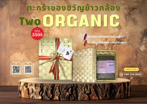 ตะกร้าของขวัญปีใหม่ ข้าวกล้อง Two Organic