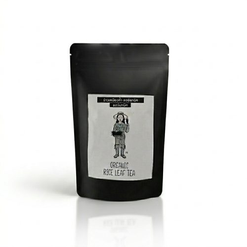 Kam-RiceLeafTea100g. ชาใบข้าวเหนียวก่ำ ออร์แกนิค ขนาด 100 กรัม